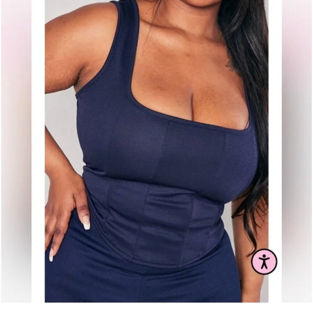 Prettylittlething Navy Set
